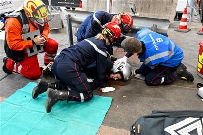 Eines der Highlights war das „World Rescue Challenge“, das zum ersten Mal in Luxemburg ausgetragen wurde

