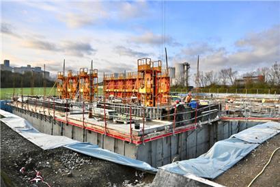 Eines der großen Investitionsprojekte sind die neuen Gemeindeateliers 
