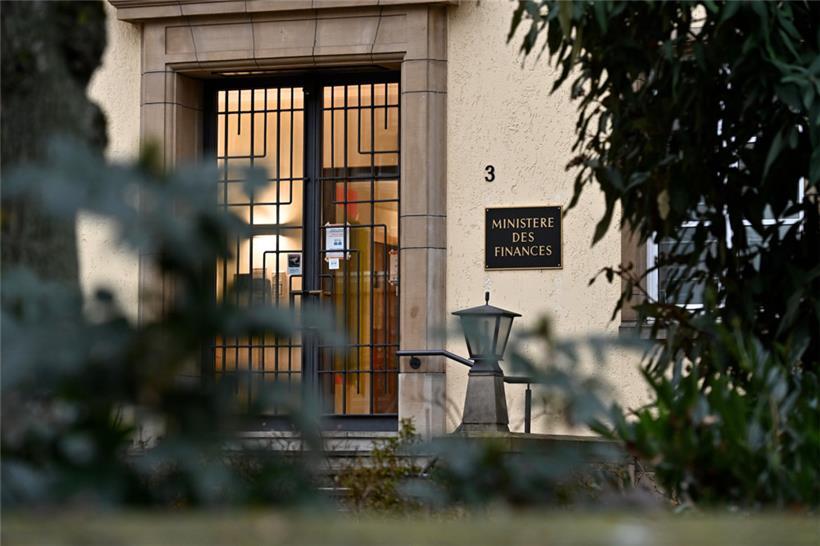 Eingang des Luxemburger Finanzministeriums in der rue de la Congrégation: Kleineres Defizit als geplant 
