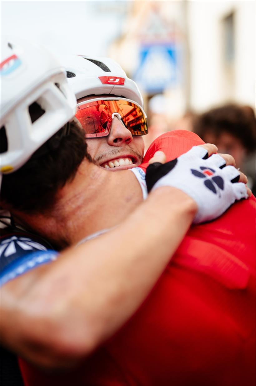 Eingespieltes Duo: David Gaudu und Kevin Geniets 
