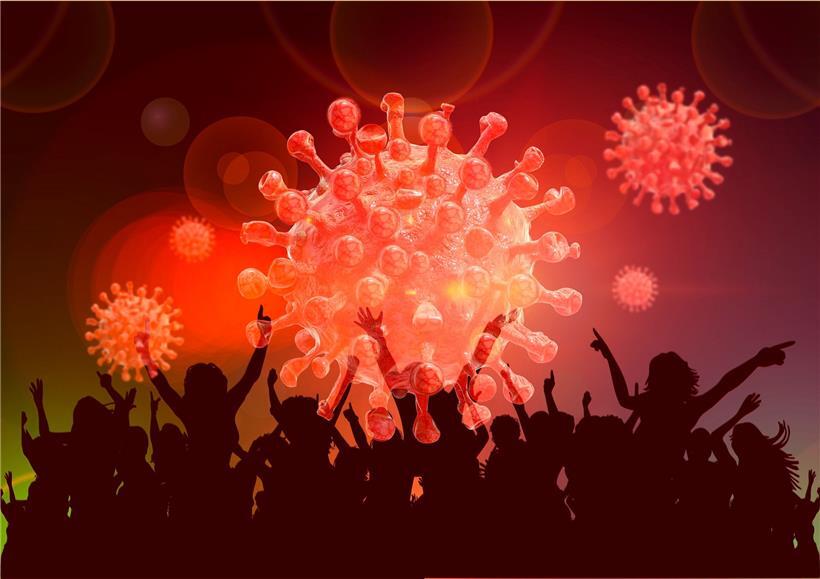 Einige Menschen haben sich wohl gedacht, es wäre der richtige Moment, um eine große Party zu feiern. Die Polizei sah das anders. 
