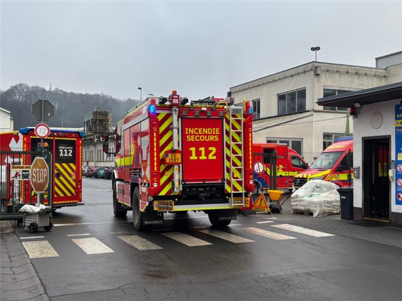 Einige Mitarbeiter von Goodyear mussten nach einem Brand in Colmar-Berg behandelt werden
