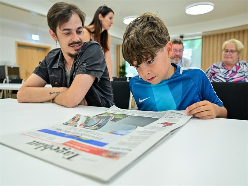 Schüler setzen sich mit einem möglichen Social-Media-Verbot auseinander