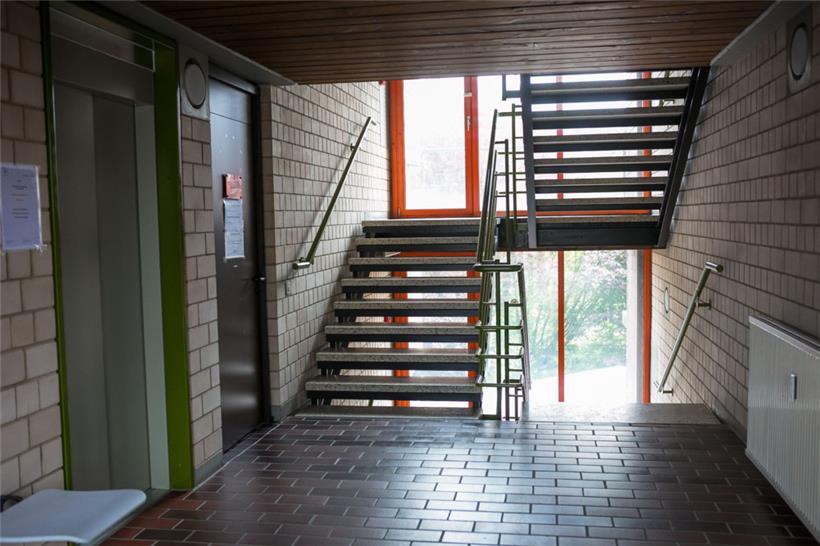 Einziger Weg ins Freie: das Treppenhaus