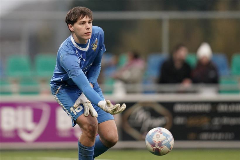 Eldin Latik gehört zu den größten Torwarttalenten in Luxemburg
