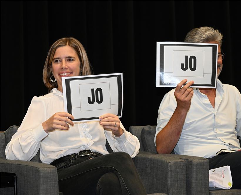 Elisabeth Margue (CSV) und David Wagner („déi Lénk“) waren eher selten einer Mei...