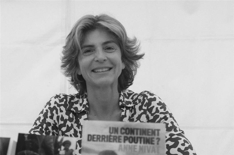 Elle s’est spécialisée sur des zones sensibles: la journaliste Anne Nivat, ici en 2018
