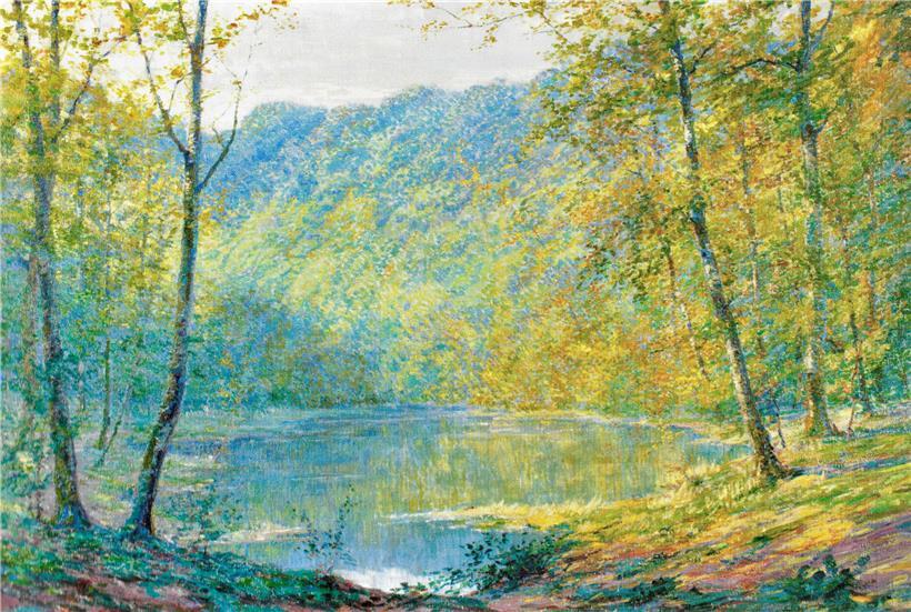 „Ellergronn“ von Eugène Mousset (105 x 164 cm)