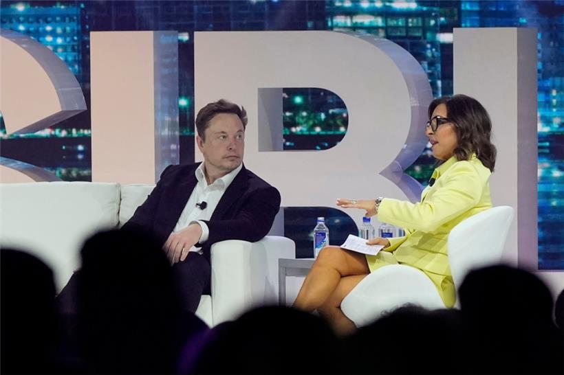  Elon Musk und Linda Yaccarino auf der POSSIBLE-Marketingkonferenz (Archiv) 
