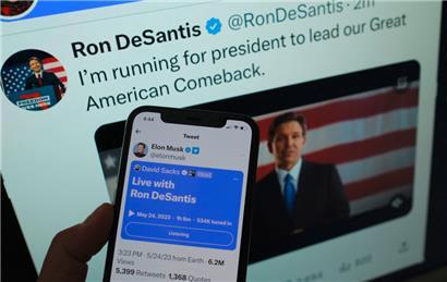 Elon Musk und Twitter hatten Probleme, den einigen hunderttausend Interessierten eine zeitlich einwandfreie Verbindung zu Ron DeSantis’ Auftritt zu gewährleisten
