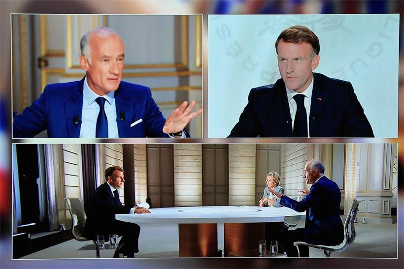 Emmanuel Macron s’est expliqué dans une interview conjointe sur TF1 et France 2 tant sur la situation internationale que sur la crise des carburants