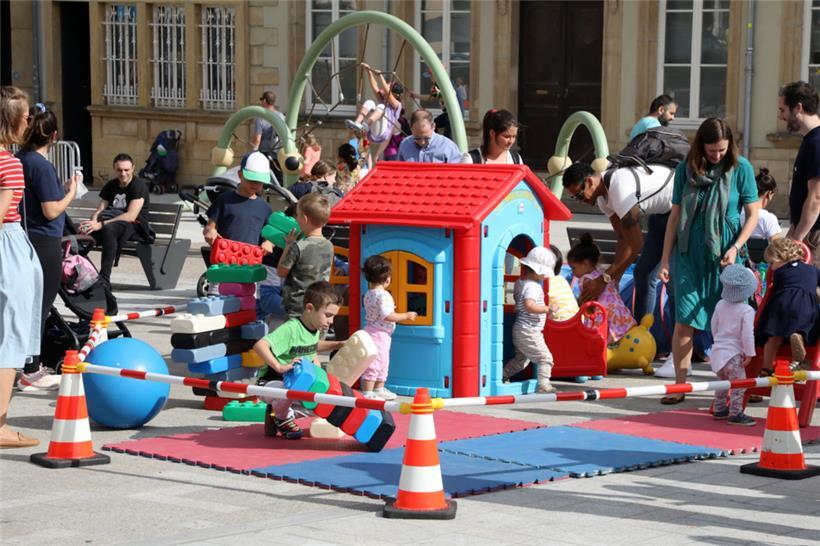 Emsiges Treiben herrschte am Wochenende in Stadt Luxemburg

