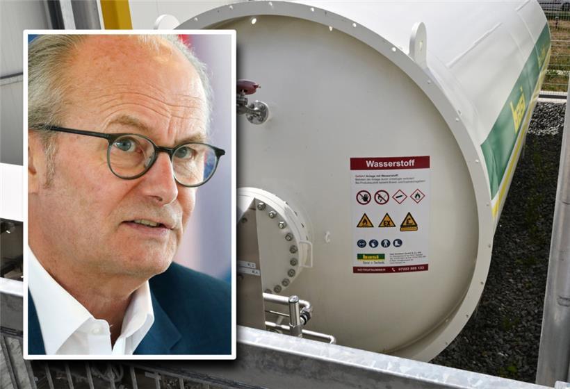 Energieminister Turmes (kleines Foto, Archivbild) will Luxemburg in der „neuen Welt des Handels mit grünem Wasserstoff“ etablieren
