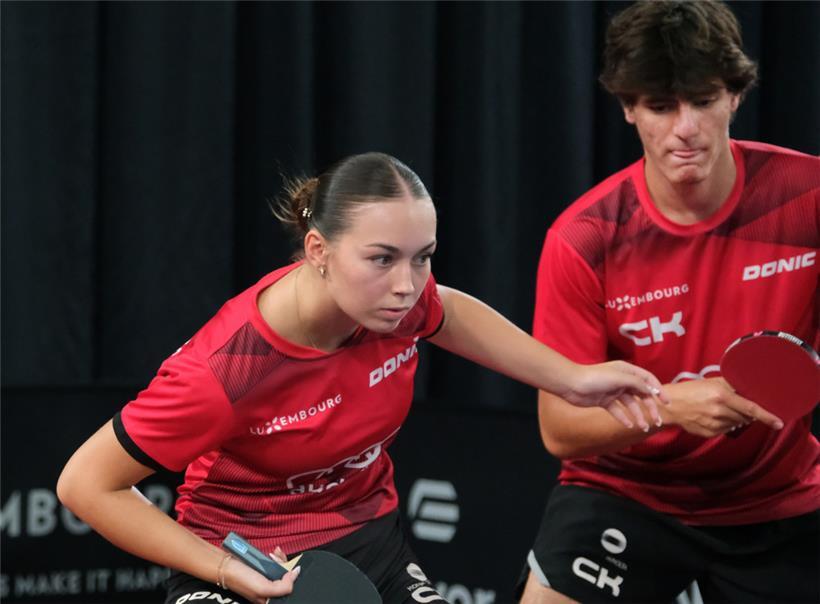 Enisa Sadikovic und Luca Elsen schafften den Einzug ins Halbfinale
