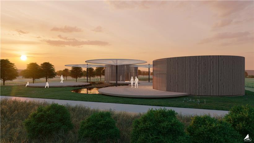 Entdecken und Entspannen: Die Pavillons im Park Belval dürften zu den herausragenden Attraktionen gehören, die Sanem im Rahmen von Esch2022 zu bieten hat.
