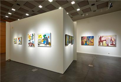 Entre les œuvres de droite et celles de gauche, il y a eu la tempête de 1990 qui marque une rupture dans la carrière de Gast Michels
