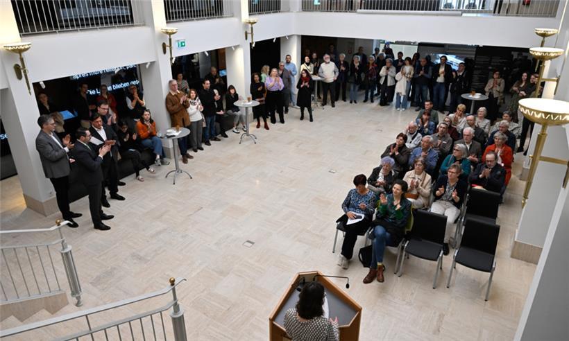 Eröffnung der Ausstellung am Samstag
