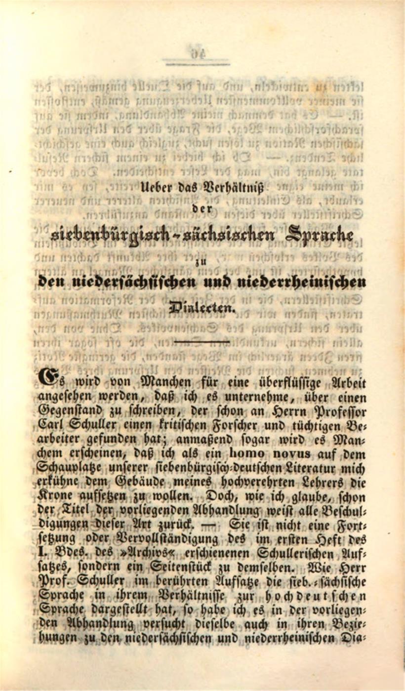 Erste Seite von Marienburgs Artikel (1845)