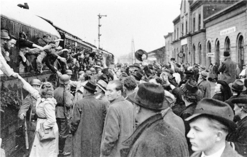 Erster Transport von zwangsrekrutierten Luxemburgern, 18.10.1942
