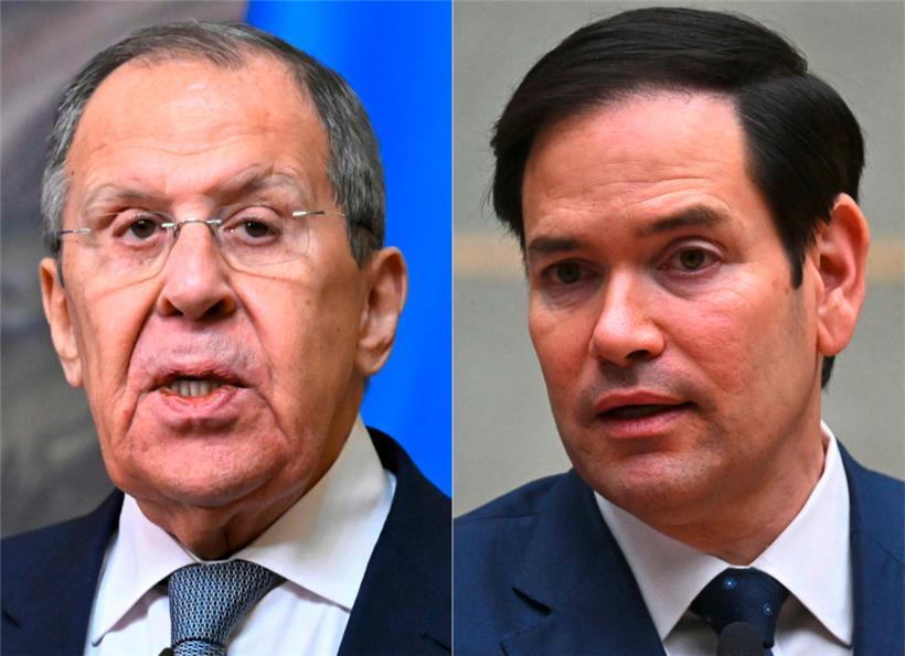 Erstes Treffen seit Beginn des Ukraine-Kriegs: Sergej Lawrow (l.) und Marco Rubio kommen in Riad zusammen
