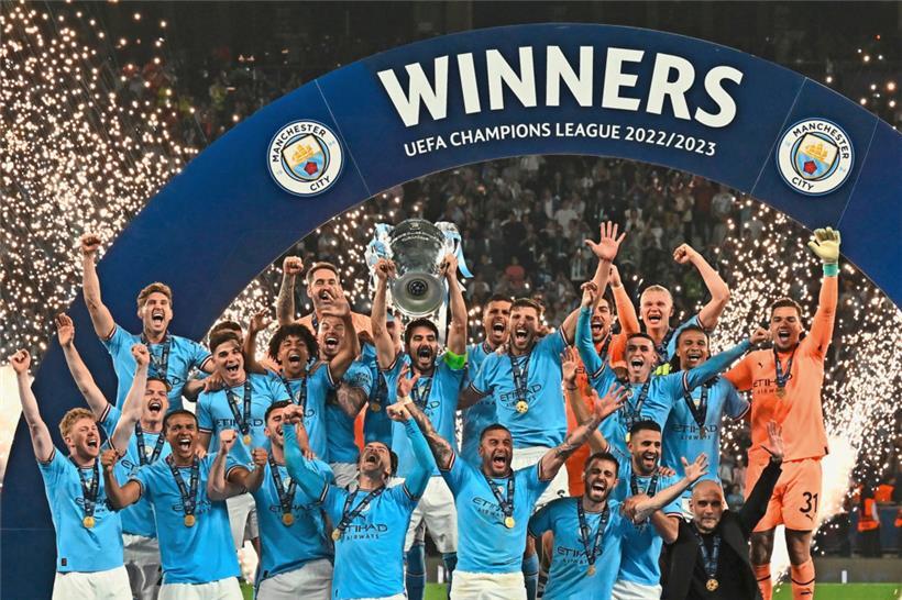 Erstmals in der Vereinsgeschichte holte Manchester City den Titel in der Champions League

