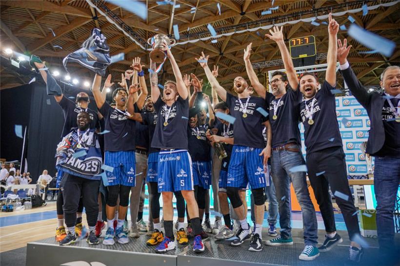 Erstmals in der Vereinsgesichte gewinnt der Basket Esch die Coupe de Luxembourg
