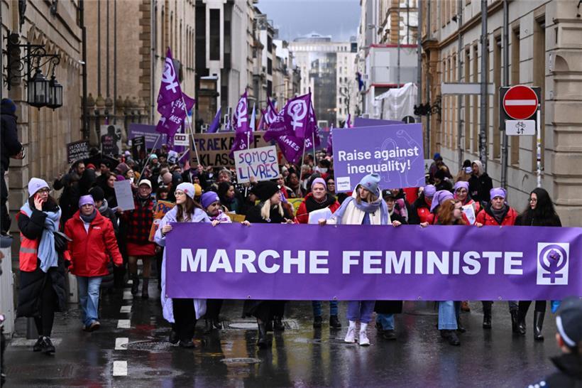 Erstmals lief die Aktion in diesem Jahr unter dem Titel „Marche féministe“