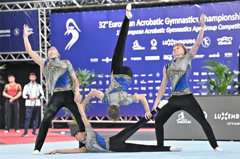 Erstmals trug die FLGym eine Europameisterschaft in der Akrobatik aus
