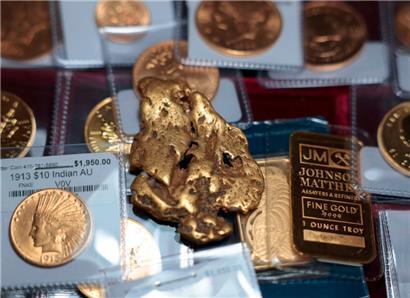 Es ist alles Gold, was glänzt: Ein Gold-Nugget wird zum Kauf in San Francisco feilgeboten. 
