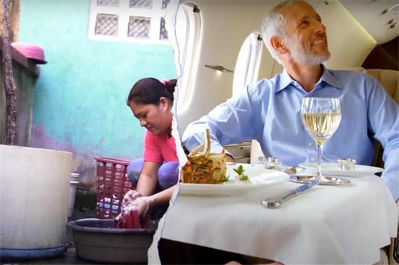 Es ist angerichtet: Die weltweiten Ungleichheiten nehmen immer absurdere Ausmaße an
