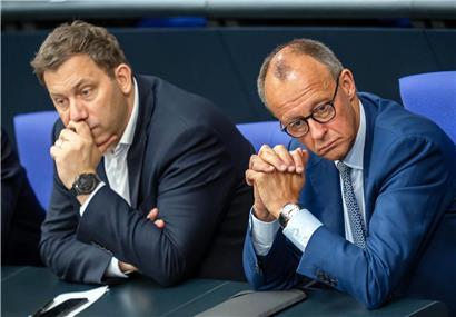 Friedrich Merz und Lars Klingbeil bei Wahl in Baden-Württemberg enttäuscht nach Ergebnis