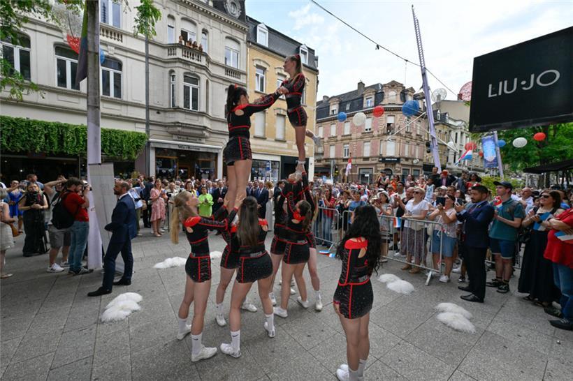 Esch zeigte sich am Sonntag auch von seiner sportlichen Seite
