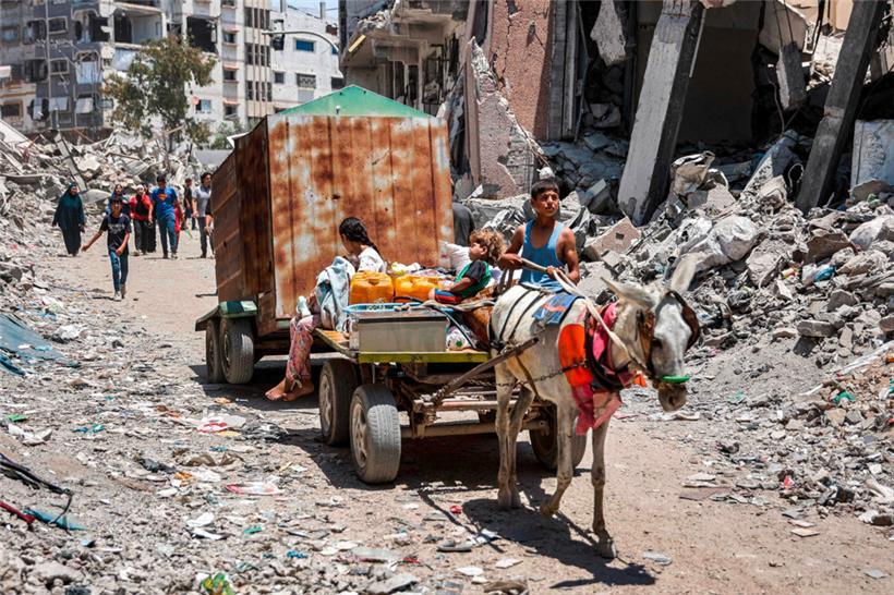 Etwa 22 Prozent der Bevölkerung des Gazastreifens sollen nach wie vor von einer akuten Ernährungsunsicherheit betroffen sein
