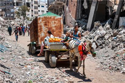 Etwa 22 Prozent der Bevölkerung des Gazastreifens sollen nach wie vor von einer akuten Ernährungsunsicherheit betroffen sein
