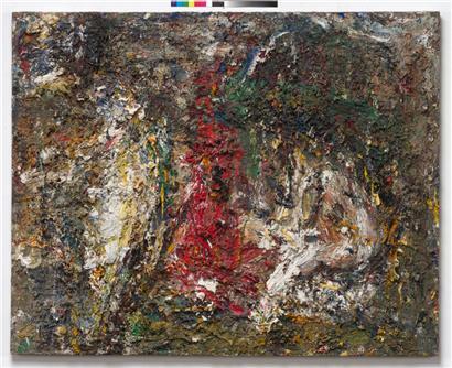 Eugène Leroy, D’après le Concert Champêtre, 1990-1992, Collection particulière, France
