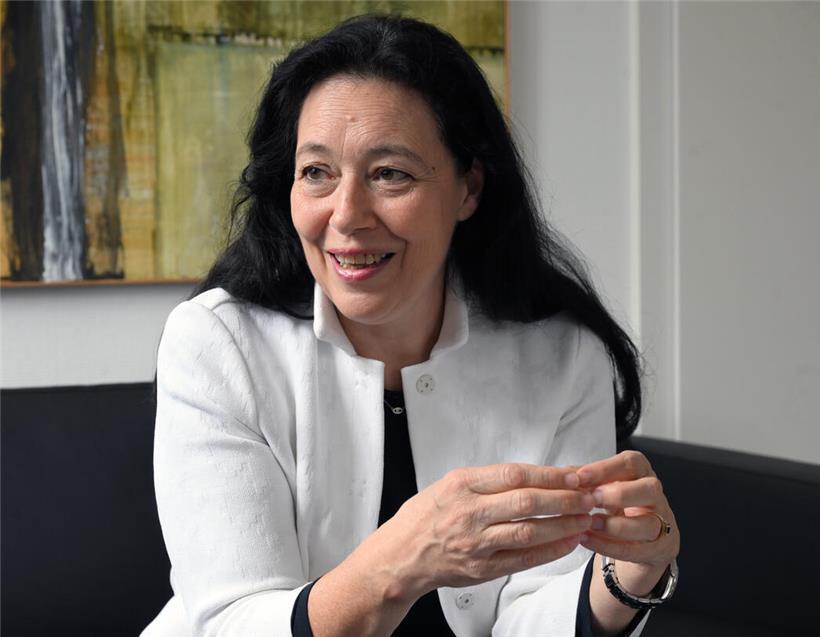 Europa-Abgeordnete Isabel Wiseler-Lima (CSV) spricht bei parlamentarischer Sitzung im Europaparlament