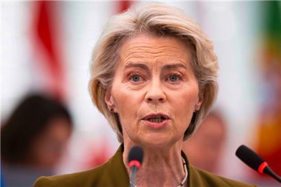 Europa müsse „um seinen Platz in der Welt“ kämpfen, meint EU-Kommissionspräsidentin Ursula von der Leyen in ihrer ersten Rede zur Lage der EU in ihrer zweiten Amtszeit
