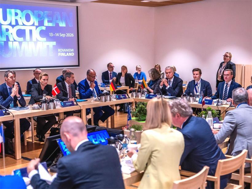 Europäisches Gipfeltreffen in Rovaniemi in Finnland