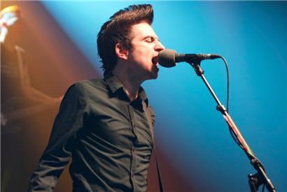 Ex-Anti-Flag-Sänger Justin Sane 2017 in der Rockhal
