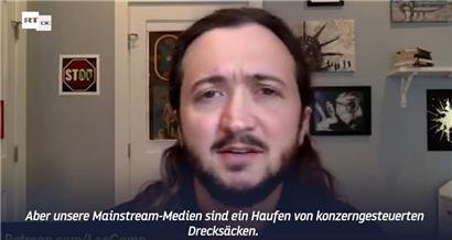 Ex-RT-Mitarbeiter Lee Camp: „Die US-Regierung will also gerade, dass noch mehr Menschen in der Ukraine sterben, weil sie will, dass es so weitergeht“
