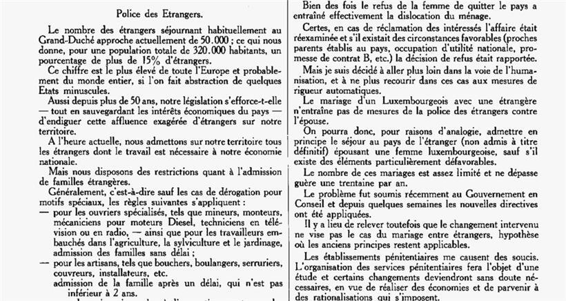 Extrait du compte-rendu des séances de la Chambre des députés

