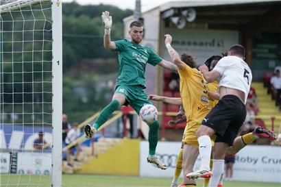 F91-Keeper Didier Desprez musste im Hinspiel verletzt ausgewechselt werden, dürfte heute aber wieder einsatzbereit sein
