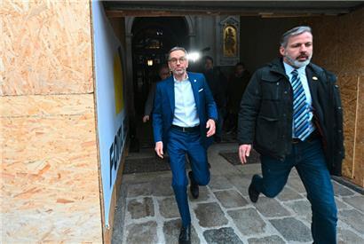 FPÖ-Chef Herbert Kickl vor Beginn der Koalitionsverhandlungen zwischen FPÖ und ÖVP in Wien
