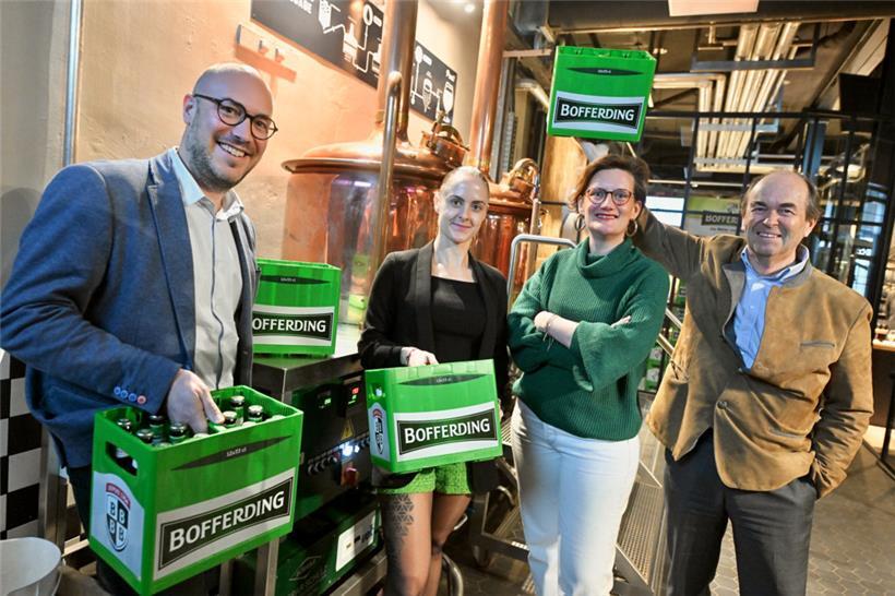 Fabien Cesarini, Audrey Krawczyk, Isabelle Lentz und Frédéric de Radiguès von Bofferding
