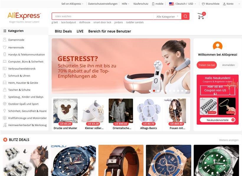 Fabrikverkauf auf Chinesisch: Die Plattform verbindet Hersteller und Endverbraucher
