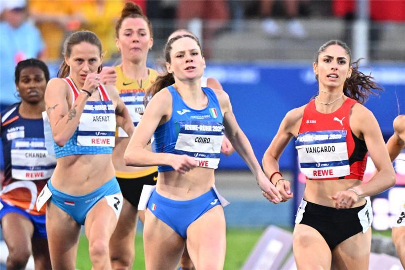 Fanny Arendt wurde am Donnerstagabend im Finale über 800 Meter Vierte
