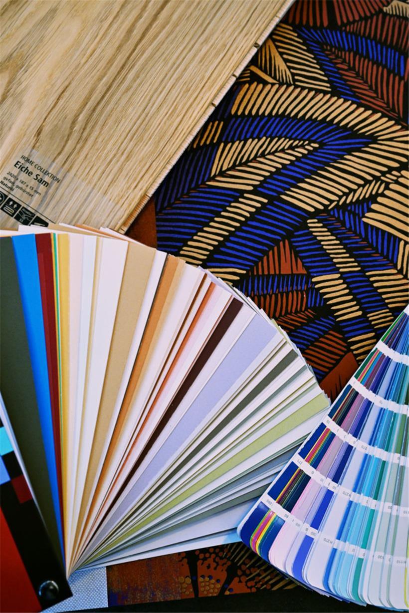 Farbmuster sind „Basics“ für Gespräche und Beratung bei den Kunden