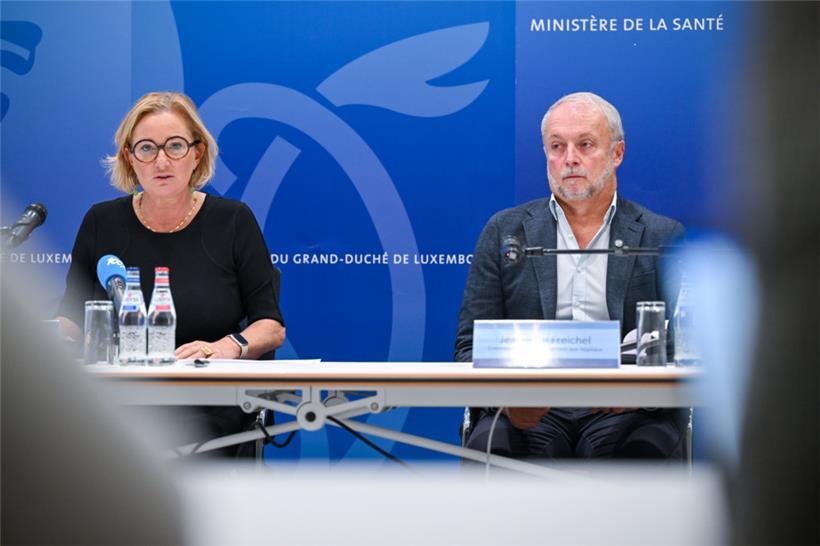 Fasste die Arbeit ihres Ministeriums der vergangenen drei Jahre zusammen: Noch-Gesundheitsministerin Paulette Lenert
