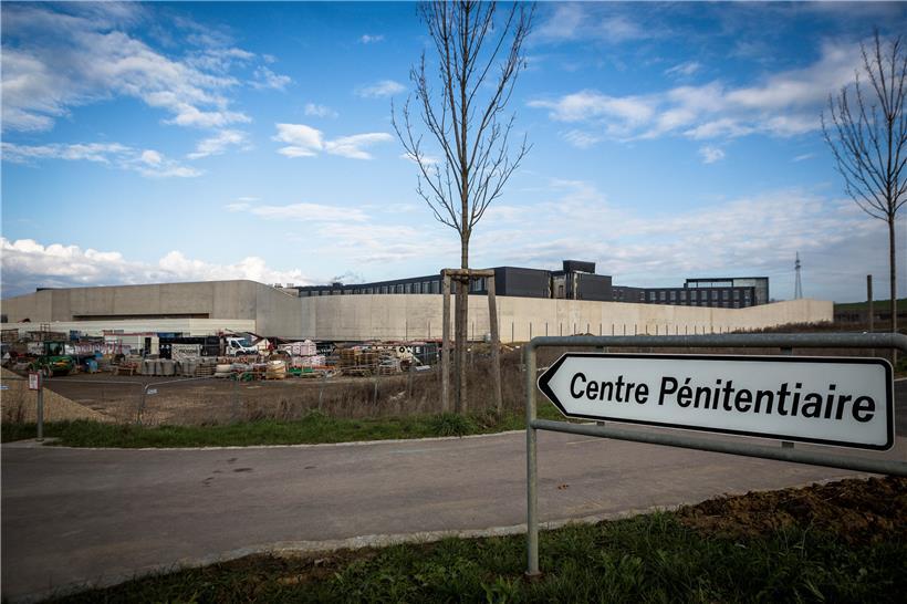 Fast fertig: Ende November präsentierte sich der Eingangsbereich des Gefängnisse...