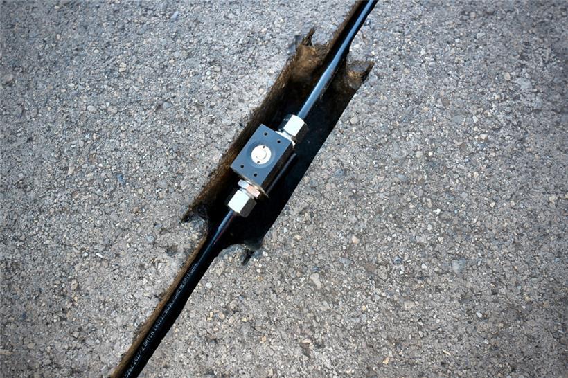 Fast startklar: In der rue de Trèves wurde inmitten der Fahrbahn bereits Platz f...